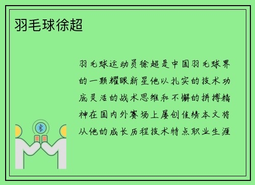 羽毛球徐超